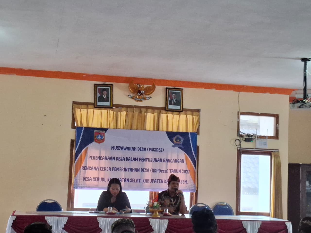 MUSYAWARAH DESA SEBUDI “SOSIALISASI USULAN DAN PEMBENTUKAN TIM PENYUSUNAN DAN TIM VERIFIKASI RKP DESA SEBUDI TAHUN ANGGARAN 2027”