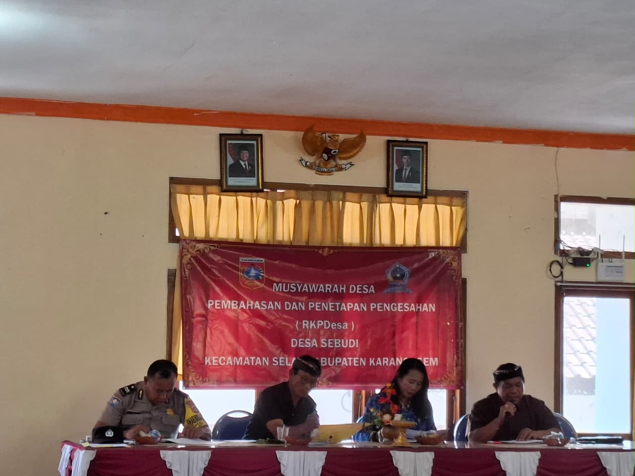 MUSDES PEMBAHASAN DAN PENGESAHAN RKPDES DESA SEBUDI