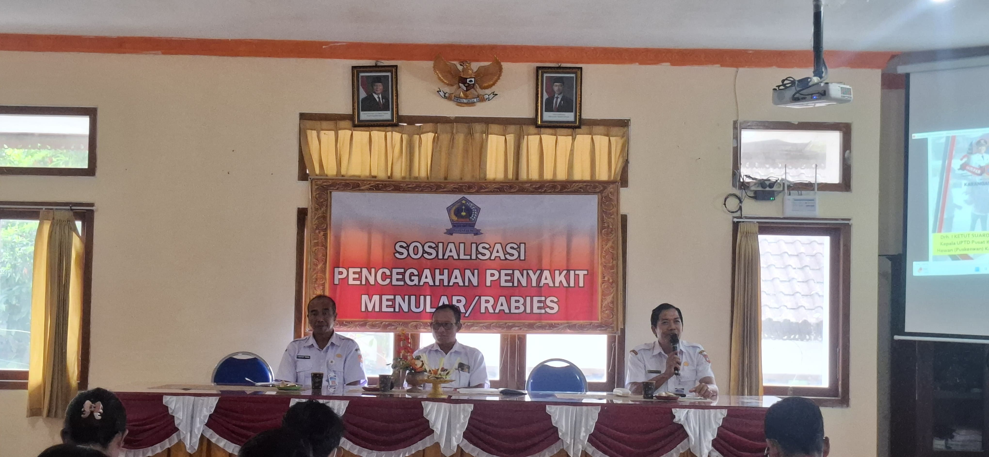 SOSIALISASI PENCEGAHAN PENYAKIT MENULAR/RABIES